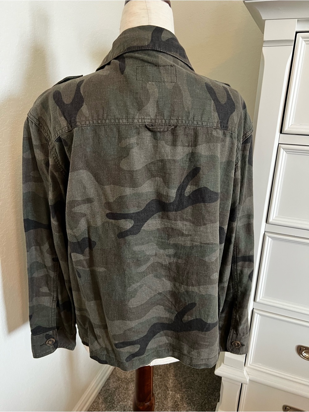 NWOT Time and Tru Olive Green Camo Utility Jacket - Picture 8 of 10